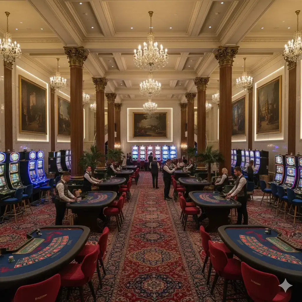 Spaeissen kazino interjers